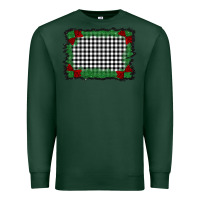Sports Green christmas black and white background Premium Sweatshirt - BarkalooDesign