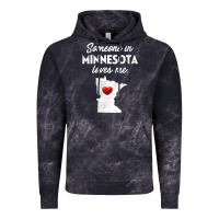Cloud Black Someone In Minnesota Loves Me  Minnesota  MN Vintage Hoodie - longCreatives