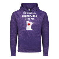 Cloud Purple Someone In Minnesota Loves Me  Minnesota  MN Vintage Hoodie - longCreatives