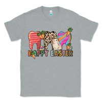 Heather Grey Happy Easter Dental Classic Tee - HowdyJamesFarm