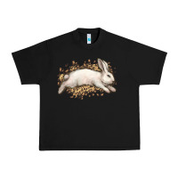 Black Bunny Rabbit leopard Easter Day Urban Heavy Tee - HowdyJamesFarm