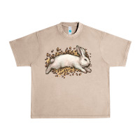 French Oak Bunny Rabbit leopard Easter Day Urban Heavy Tee - HowdyJamesFarm