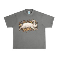 Tornado Bunny Rabbit leopard Easter Day Urban Heavy Tee - HowdyJamesFarm