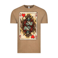 Vintage Coffee King Of Hearts Cowboy Vintage Tee - HowdyJamesFarm