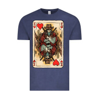 Vintage Denim King Of Hearts Cowboy Vintage Tee - HowdyJamesFarm