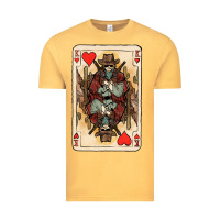 Vintage Mustard King Of Hearts Cowboy Vintage Tee - HowdyJamesFarm