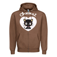 Chestnut Chococat Sweet Valentine Zipper Hoodie - longCreatives