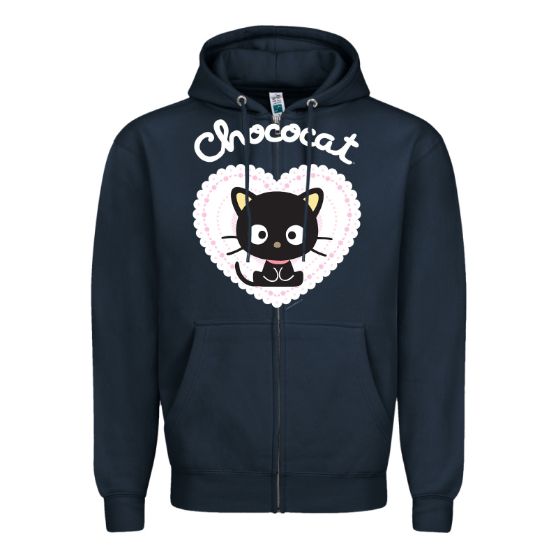 Chococat Sweet Valentine Zipper Hoodie by longCreatives | Teevron