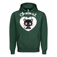 Sports Green Chococat Sweet Valentine Zipper Hoodie - longCreatives