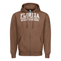 Chestnut Florida Memorial University Miami Gardens OC0647 Zipper Hoodie - longCreatives