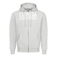 Dove Grey Florida Memorial University Miami Gardens OC0647 Zipper Hoodie - longCreatives