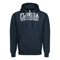 Navy Florida Memorial University Miami Gardens OC0647 Zipper Hoodie - longCreatives
