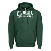 Sports Green Florida Memorial University Miami Gardens OC0647 Zipper Hoodie - longCreatives