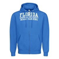 Florida Memorial University Miami Gardens Oc0647 Zipper Hoodie | Teevron