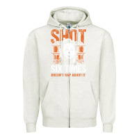 Oatmeal Heather halloween shot 6 times t shirt Zipper Hoodie - longCreatives