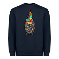 Navy gnome autism Heavyweight Sweatshirt - RacoonDesign