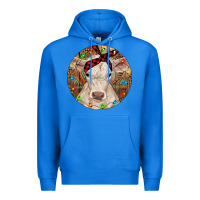 True Royal Christmas Charolais Calf Baby Cow Premium Hoodie - RanaPortraitStore
