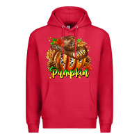 Cardinal Hello Pumpkin Premium Hoodie - CowhideDigitalArt