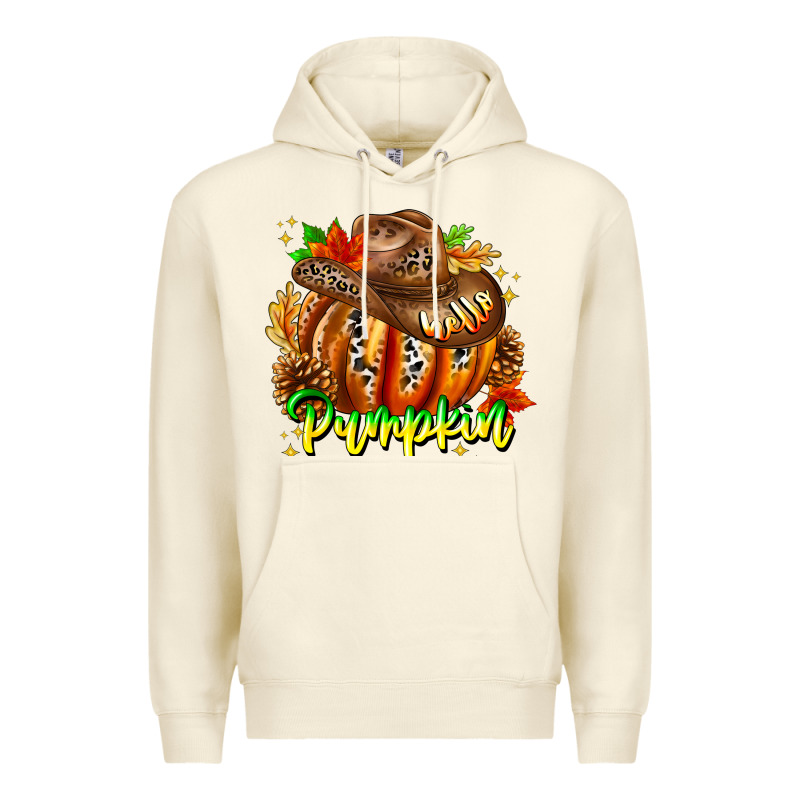 Hello Pumpkin Premium Hoodie by CowhideDigitalArt | Teevron