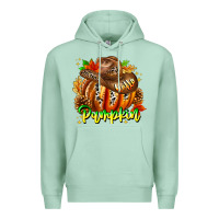 Seafoam Hello Pumpkin Premium Hoodie - CowhideDigitalArt