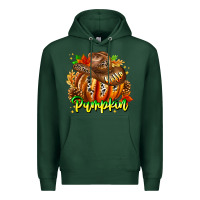 Sports Green Hello Pumpkin Premium Hoodie - CowhideDigitalArt