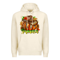 Tofu Hello Pumpkin Premium Hoodie - CowhideDigitalArt