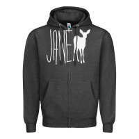 Charcoal Heather Life Is Strange Max Jane Doe Zipper Hoodie - longCreatives
