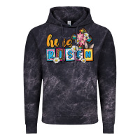 Cloud Black Easter Day He is risen Vintage Hoodie - OliviaCreatesArt