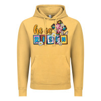 Vintage Mustard Easter Day He is risen Vintage Hoodie - OliviaCreatesArt