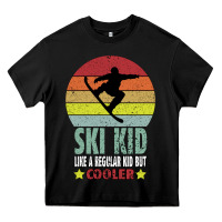Black ski kid like a regular kid but coolers Heavy Core Tee - Bettercallsaul