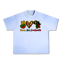 Grape Ice Peace love Juneteenth Urban Heavy Tee - HowdyJamesFarm