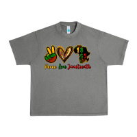 Tornado Peace love Juneteenth Urban Heavy Tee - HowdyJamesFarm