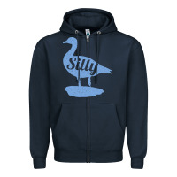 Silly Goose Funny Silly Goose Zipper Hoodie | Teevron