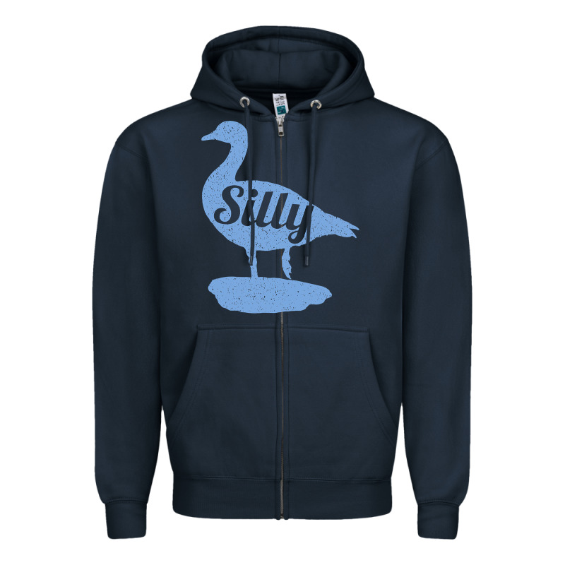 Silly Goose Funny Silly Goose Zipper Hoodie by longCreatives | Teevron