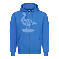True Royal Silly Goose Funny Silly Goose Zipper Hoodie - longCreatives