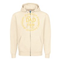 Sandshell Mens One Dad to rule them all  father's day gift Zipper Hoodie - longCreatives
