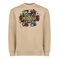 Mushroom love needs no words 2 Heavyweight Sweatshirt - RacoonDesign