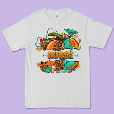 Pumpkin Nurse Premium Tee Designed By Nancycooperartshop