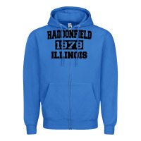 True Royal Haddonfield Illinois Halloween 1978 Halloween Spooky Scary Gift Zipper Hoodie - longCreatives