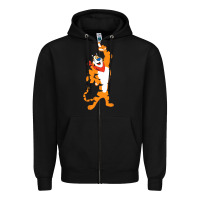 Black Frosted Flakes Tony The Tiger T Zipper Hoodie - longCreatives