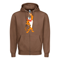 Chestnut Frosted Flakes Tony The Tiger T Zipper Hoodie - longCreatives