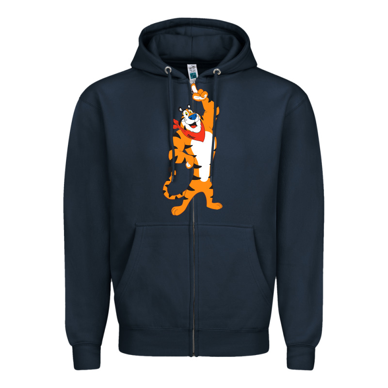 Frosted Flakes Tony The Tiger T Zipper Hoodie by longCreatives | Teevron