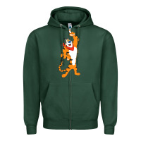 Sports Green Frosted Flakes Tony The Tiger T Zipper Hoodie - longCreatives