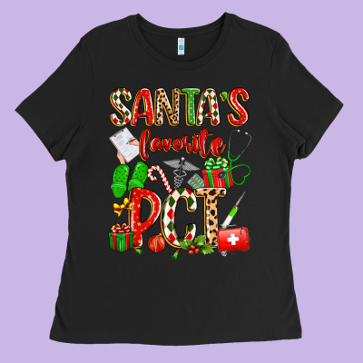 Santa's Favorite Pct Ladies Tee Designed By Texasbilliewilder