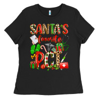 Black santa's favorite pct Ladies Tee - texasbilliewilder