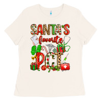 Bone santa's favorite pct Ladies Tee - texasbilliewilder