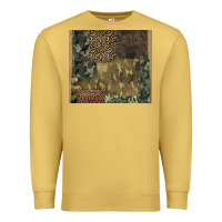 Antique Gold camouflage leopard patches Premium Sweatshirt - BarkalooDesign