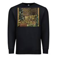 Black camouflage leopard patches Premium Sweatshirt - BarkalooDesign