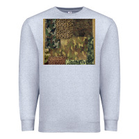 Heather Grey camouflage leopard patches Premium Sweatshirt - BarkalooDesign