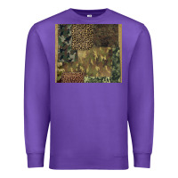 Purple camouflage leopard patches Premium Sweatshirt - BarkalooDesign